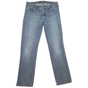 Lauren by Ralph Lauren - Blue denim jeans with distressed details